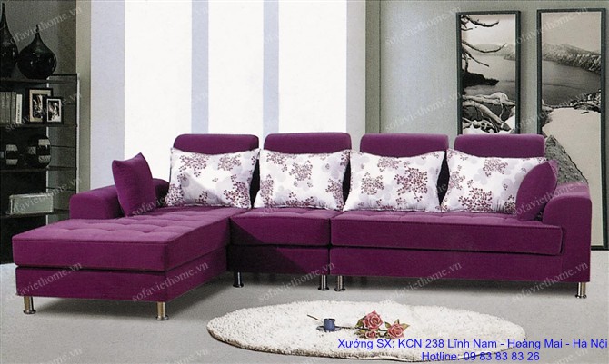 mẫu sofa góc nỉ 48